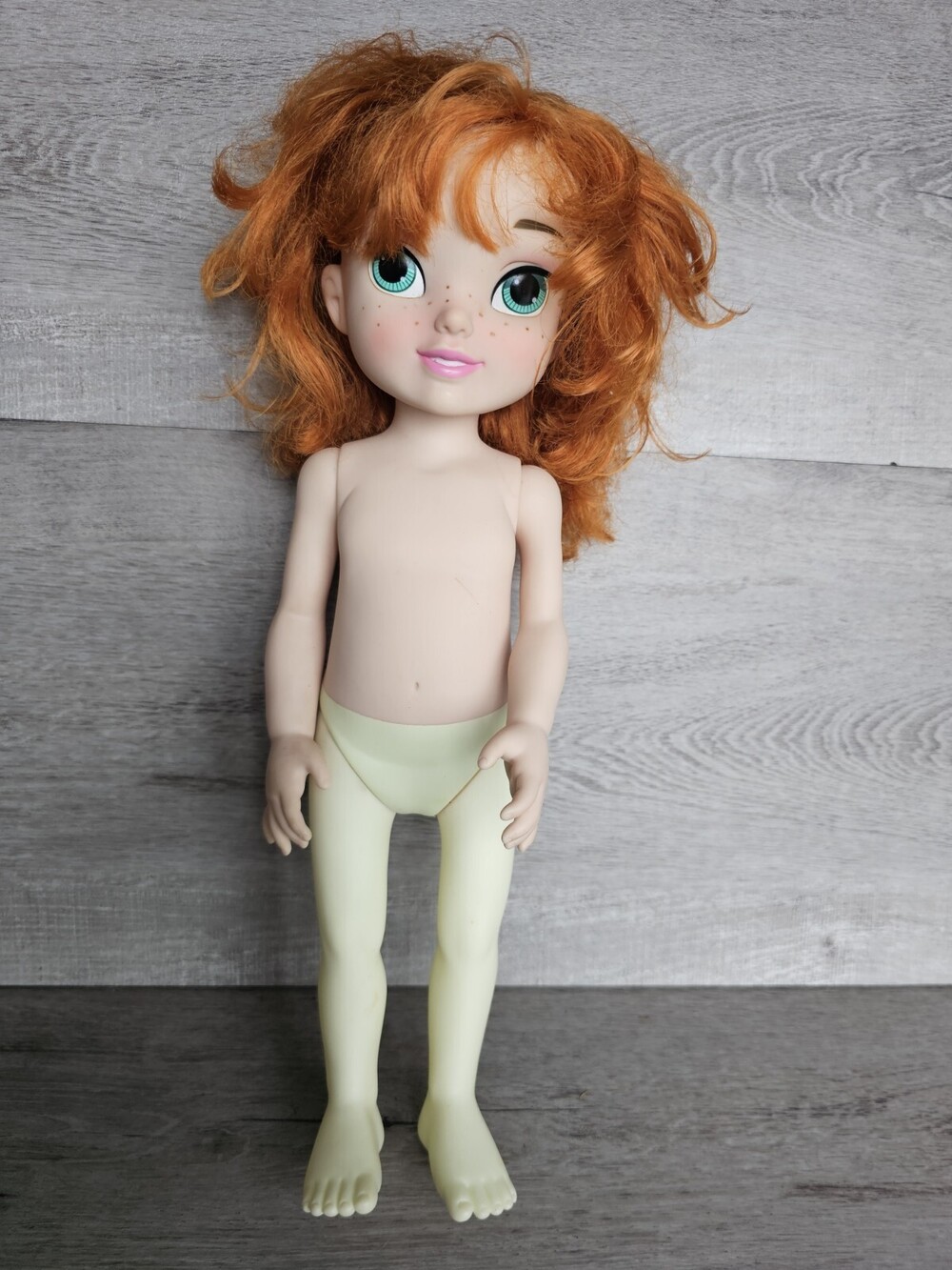 Disney Frozen Princess Anna Animators Collection Toddler Doll 16" Nude
